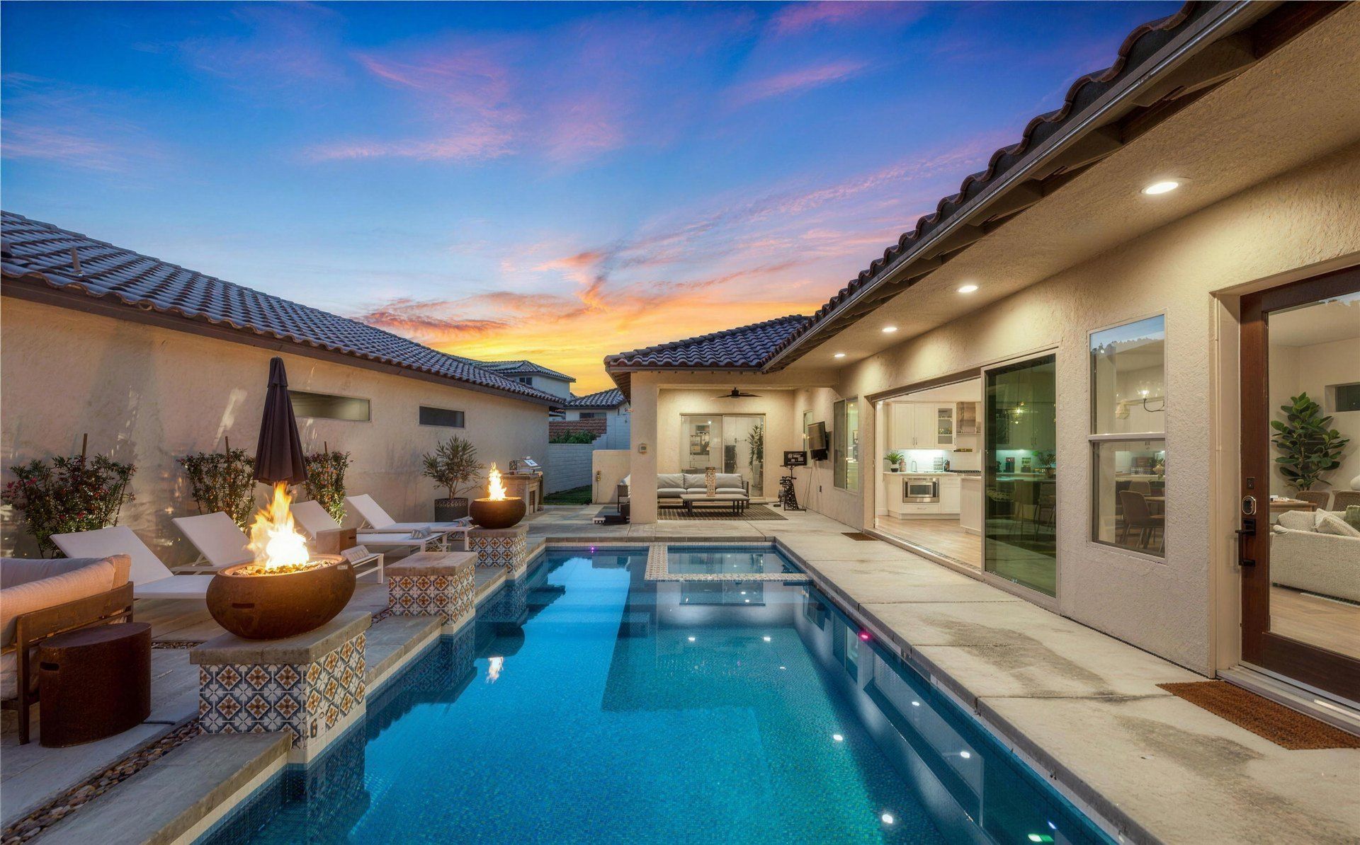 Vuepoint Visuals photographed pool and patio area